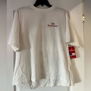 Men’s Budweiser Logo Tee in White large